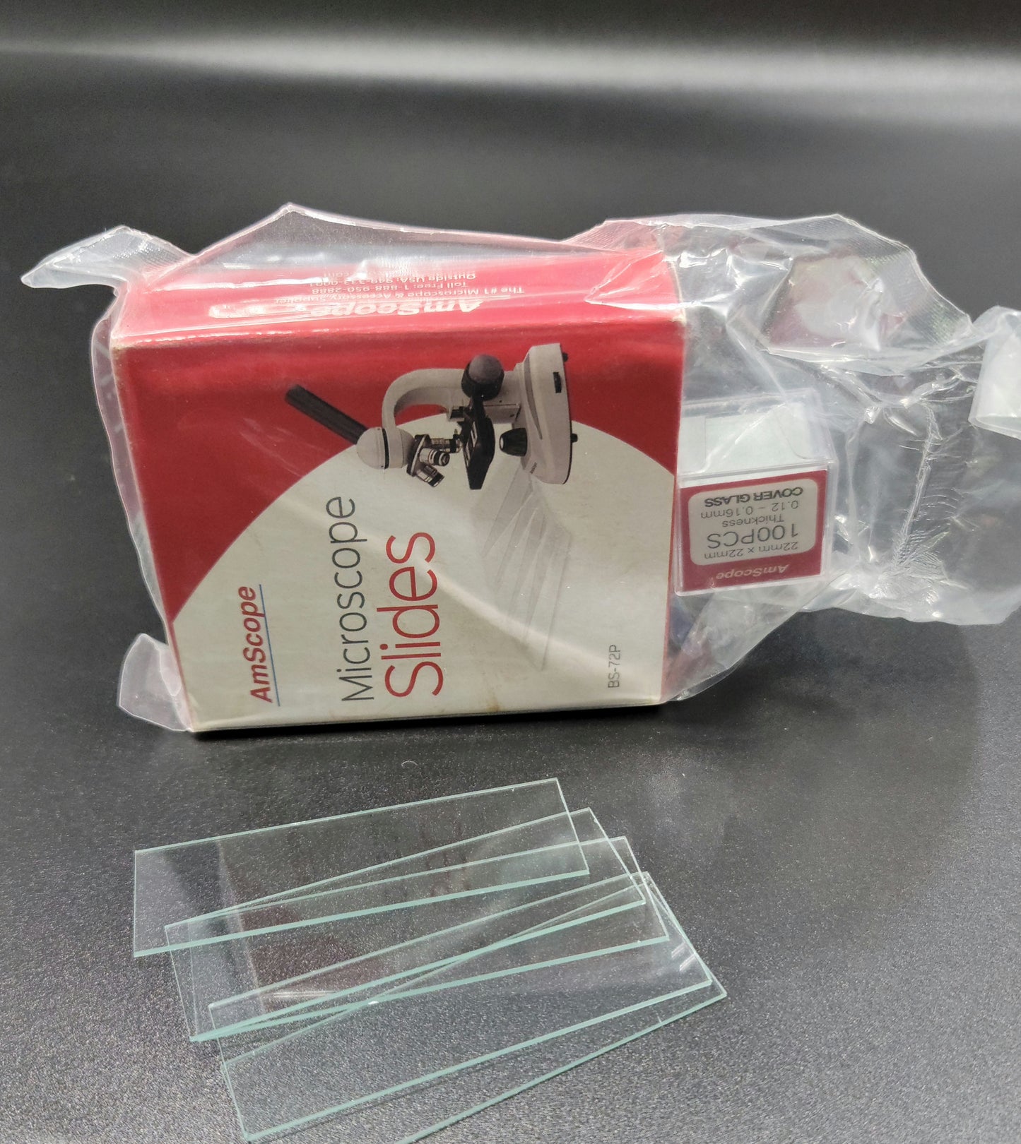 Microscopy Glass Slides - Karter Sci 72pcs - 1 Set