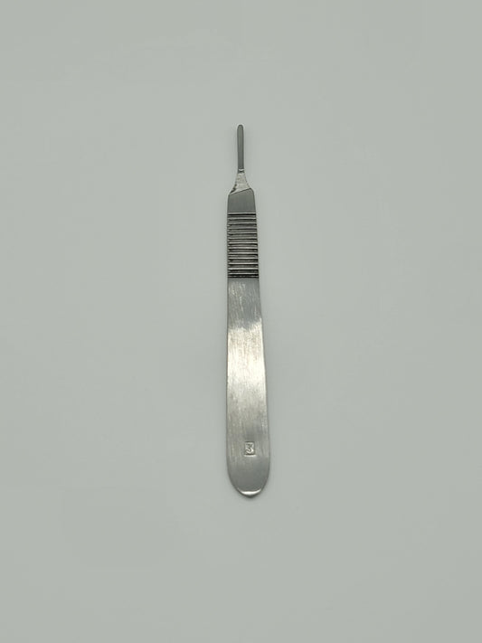 Silver #3 Scalpel Handle w/Blades